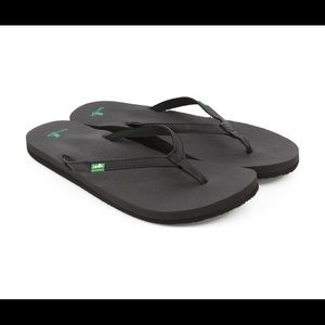 Sanuk Women's Yoga Joy Flip Flop Black - 9